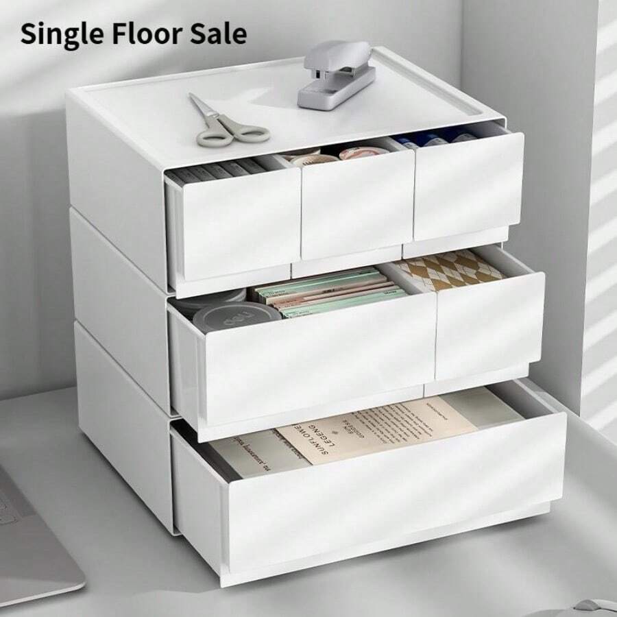 Office Cabinet - Trắng - Xem 1