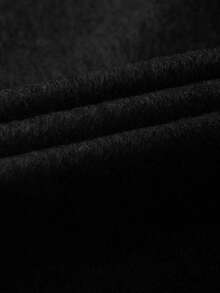 男士休闲运动套装，长袖上衣和裤子，适合户外活动、健身房、散步、简约、春秋季 - 黑色 - 查看 4