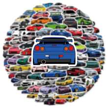 100 pegatinas con temática de coches deportivos, no repetitivas, delicadas, con acabado mate, autoadhesivas, de PVC, con diseño de dibujos animados, de forma asimétrica, sin texto en inglés, de un solo uso, con acabado mate, para regalos de vacaciones, decoración de fiestas, vuelta al cole, recompensas en clase, regalos de cumpleaños, patinetas, equipaje, bicicletas, scooters, botellas de agua