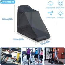 MCSWSEE Fundas para Cinta de Correr, 200 * 95 * 150 Funda para Cinta Correr Impermeable, Cubiertas para Cinta de Correr Antipolvo con Bolsas de Almacenamiento, - 1 - Ver 3