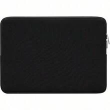14 Inch Laptop Sleeve Case Protective Soft Padded Zipper Cover Carrying Computer Bag Compatible With 14" Notebook Chromebook Tablet Ultrabook Black