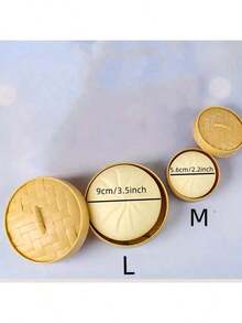 1/2pcs Dumpling Shaped Soft Cute Stress Relief Toy, Dumpling Shaped Squeeze Stress Ball, Steamed Bun Shaped Squeeze Stress Relief Toy, Dough Ball Soft Cute Dumpling Shaped Sensory Stress Relief Toy, White Soft Cute Bun Adult Gift - Multicolor - View 4