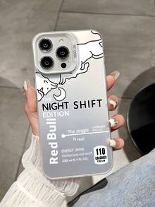 1 件夜班版公牛手机壳，送给夜班工人的有趣咖啡因礼物，生日必备的硬核能量饮料手机壳，适合男朋友、朋友、闺蜜、家人、兄弟姐妹、同事、弟弟妹妹、情侣、同学、老师、自己，兼容 13/16/15/14/13/12/11/Pro/ProMax/X/XR/XS/XSMAX/7/8/PLUS 和系列 - 彩色 - 查看 4