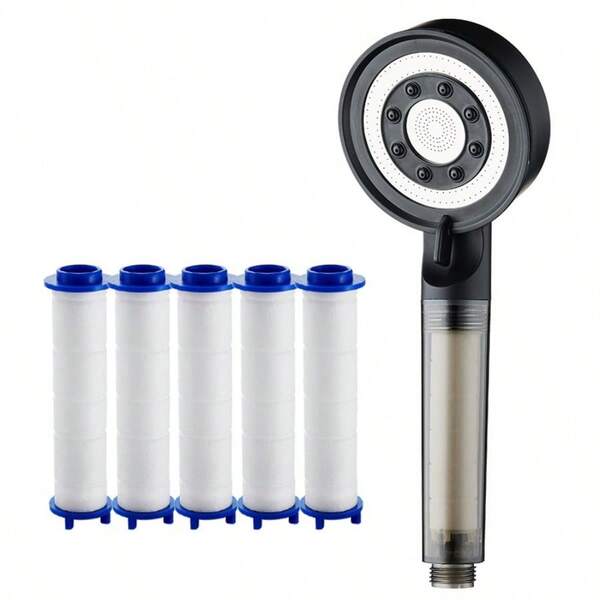 رأس دش ذو ضغط عالي مع فلتر، رشاش دش قوي، طقم خلاط دش للحمام