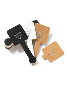 100pcs Jewelry Packaging Cards, Self-Adhesive Bracelet Ring Packaging Cards