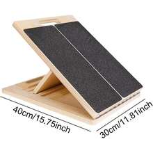 Tabla Inclinada Ajustable Sportisimo Estira Pantorrillas Madera Tabla Ajustable Tabla Inclinada Portátil para Estiramientos Equilibrio - 1 - Ver 8