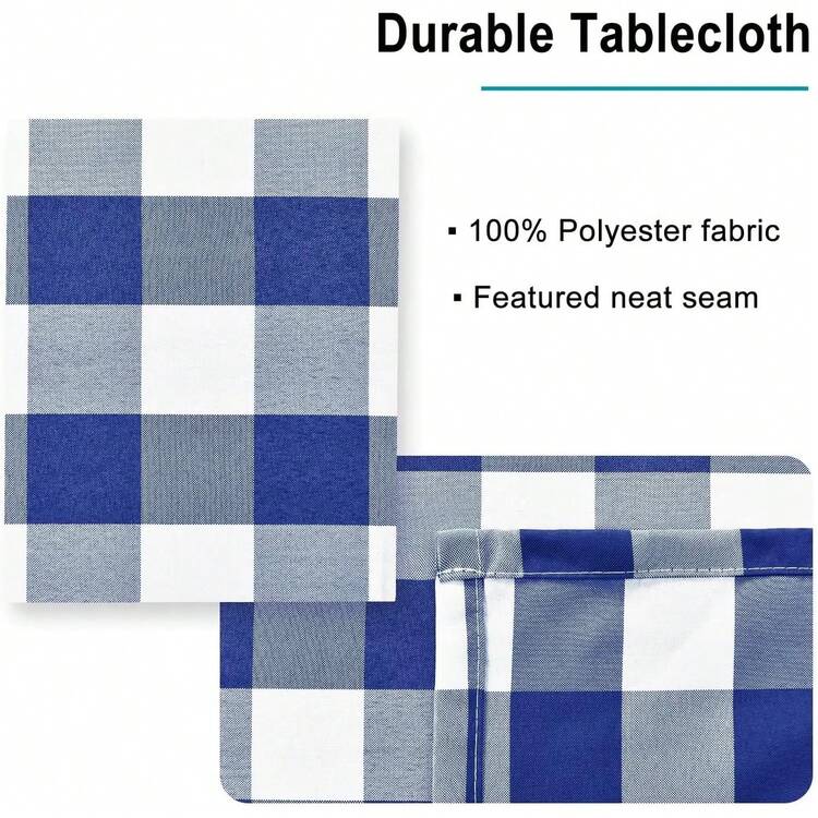 Kitchen Tablecloth - 橙色和白色 - 查看 10