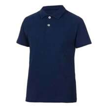 Young Boys Polo Shirts - Navy Blue - View 4