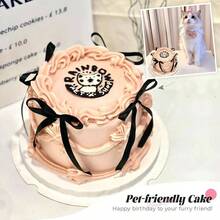 10 PCS Black Bow Cake Toppers With Happy Birthday Sign - Vintage Ribbon Cupcake Toppers Birthday Party Decorations Coquette Theme Anniversary Wedding Decor Cake Decorating Supplies Black