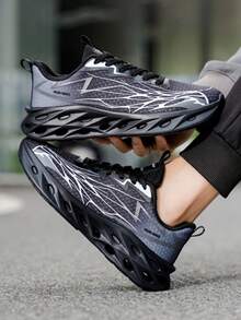 Pantofi de alergare ușori și respirabili pentru bărbați - Pantofi de fitness, jogging, mers pe jos - Cu talpă din PVC care absoarbe șocurile - Design cu șireturi - Pantofi de antrenament pentru toate anotimpurile - Stil minimalist și la modă - Potriviti pentru ocazii casual și formale, activități în aer liber, potrivire confortabilă, încălțăminte multifuncțională, stil de viață activ