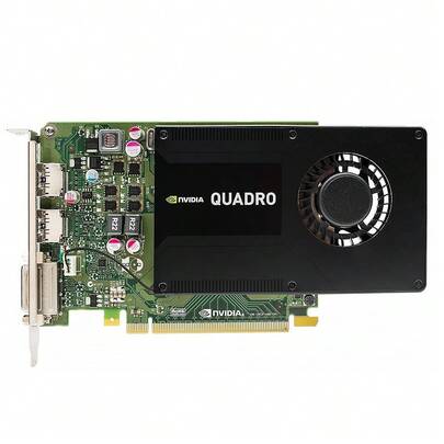 Nvidia Quadro K2200 4GB GDDR5 プロフェッショナルグラフィックスカード、シングルスロット、2x DP + DVI-I マルチディスプレイ(4K対応)、CAD、CAE、SolidWorks、Autodesk向け(産業用パッケージ)