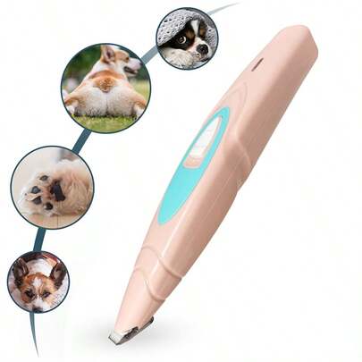 1pc Silent Rechargeable Pet Foot Trimmer For Dogs And Cats - Non-Stripping Cat Claw Trimmer, Small/Medium Pet Clipper