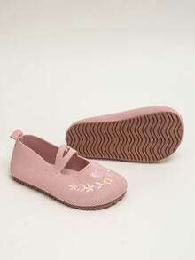 2025 Boys' And Girls' Must-Have Fashionable Flats For Early Autumn! Cloud-Fitting Soles! Hook And Loop Design For Easy On And Off. Hurry Up And Grab Them!" - 粉色 - 查看 5