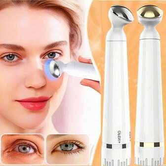 Modo de vibración + masaje. Masaje y cuidado de varios puntos de acupresión alrededor de los ojos a través de la vibración, estimulando y ejercitando los nervios vertebrales y ópticos, reduciendo la sequedad ocular prolongada y mejorando diversos problemas de la piel alrededor de los ojos.