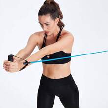 Resistance Bands With Handles Working Out Women And Men, Exercise Bands With Door Anchor, Stretch Bands Home Workouts, Simple Guide Included
