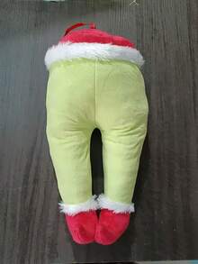 1件圣诞节假日装饰绿色假腿，圣诞树装饰，假腿-头-手，适用于圣诞节、主题派对、家庭聚会 - 彩色 - 查看 9