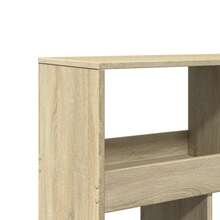 Librería Larryhot Roble Sonoma 100x33x187,5 cm Madera de ingeniería, resistente y duradera, fácil de montar, estilo decorativo, adecuadA, Para guardar adornos, figuras, libros, pequeños objetos, etc. - Marrón - Ver 7