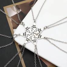 1 Stylish And Beautiful "Best Friends" Letter Necklace Set For Good Friends, Suitable For Good Friends To Wear Together To Enhance Friendship. Long Live Friendship! - Nhiều màu - Xem 1