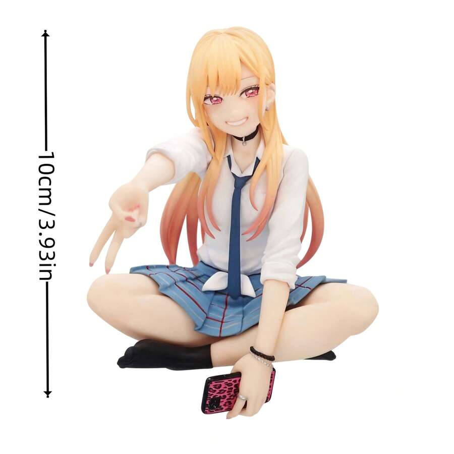 1 mô hình nhân vật anime, tư thế ngồi dễ thương theo phong cách JK, thích hợp để trang trí trên bảng điều khiển ô tô, vỏ máy tính, giá sách, món quà lý tưởng cho người hâm mộ anime. - Nhiều màu - Xem 1