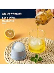 Sanrio 2 Stücke bunte Silikon Eiswürfelformen für runde Eiswürfel - leicht zu entfernen, antihaftbeschichtet für Whiskey, Cocktails und Softdrinks - bunte runde Eiswürfelformen für Zuhause, Wohnheim, Bar - perfekt als Geschenk zu Weihnachten, Valentinstag, Muttertag, Vatertag und Abschluss