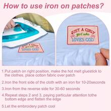 20 Pcs Iron On Patches Clothes Hats - Christian Bible Verse Embroidered Trucker Hat Patches Sew On Applique Jeans Backpack