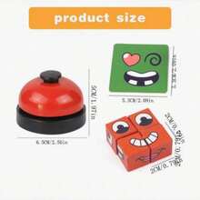 Children's Variable Expression Cube, Interesting Table Games For Children And Parents, Early Education Benefits, Building Blocks Smart Games - Multicolor - View 7