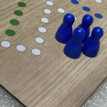 1PC Board Game 6 And 4 Players Gifts Board Game Set Plastic Flying Chess With Rubber Pad Chessboard For Friends Family Game Adults Party Ludo