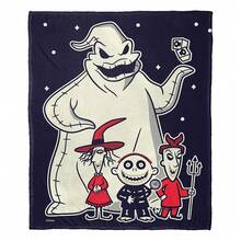 Northwest Nightmare Before Christmas Silk Touch Throw Blanket, 50" X 60", Terror Trio - 恐怖三重奏 - 查看 1