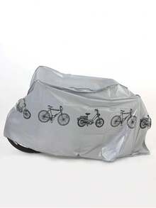 1 Stück Grundlegende/Leichte tragbare Staubabdeckung für Elektrofahrrad/Motorrad, wasserdichte Outdoor-Sonnenschutzabdeckung für Fahrrad/Roller, geeignet für alle Jahreszeiten