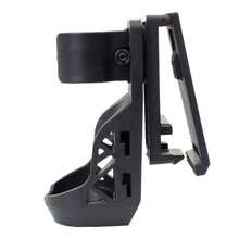 Juego de funda táctica para linterna con sistema de bloqueo lateral de palanca, juego de linterna general con rotación de 360°, juego de linterna de plástico con desconexión rápida