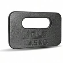 Hierro Fundido Ruck Peso 4.5 - 20.4 Kgs - Multi Pesos Disponibles: 10, 15, 20, 25, 30, 35, 45Lbs Plato Ruck Nueva Versin para Rucking - 10 libras - Ver 1