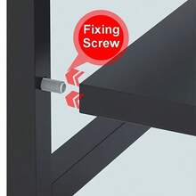 1pc Microwave Rack, Expandable Microwave Rack, Countertop Kitchen Utensil Cutlery Storage Rack, Carbon Steel Microwave Rack With 6 Hooks - Multicolor - View 7