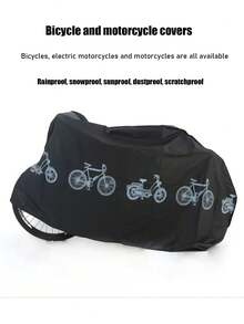 1 Stück Grundlegende/Leichte tragbare Staubabdeckung für Elektrofahrrad/Motorrad, wasserdichte Outdoor-Sonnenschutzabdeckung für Fahrrad/Roller, geeignet für alle Jahreszeiten
