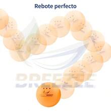 BREEZEE MARKET Set De Pelotas de Pong, Tenis De Mesa, Tamaño Profesional 60 Piezas 5 Estrellas 40 mm, Alto Rendimiento Y Tecnología en Rebote Óptimo, Calidad y Durabilidad - Naranja - Ver 4