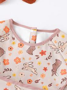 Baby Long Sleeve Bib, Infant Feeding & Painting Smock Apron - Multicolor - View 4