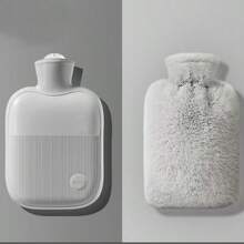 Water-Filled Plush Hot Water Bottle, Anti-Explosion Foot Warmer & Bed Warmer, Cute Hand Warmer - Multicolor - View 6