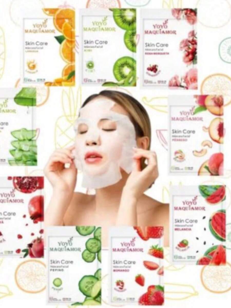 KIT 5 Packs Of ASSORTED SKIN CARE Facial Masks - 彩色 - 查看 1
