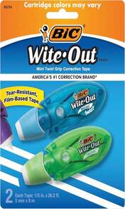 BIC Wite-Out Brand EZ Correct Correction Tape, 198 Feet, 4-Count Pack Of White Correction Tape, Fast, Clean And Easy To Use Tear-Resistant Tape Office Or School Supplies - Màu B - Xem 3