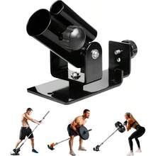 Plataforma de Remo en con de 360, Accesorio de para, Agarres para Gym para Entrenamiento, Compatible con Barra Estndar de 1 y Barra Olmpica de 2 - a. negro - Ver 1