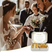 DArras Para Boda Catolica Wedding Coins Arras De Boda Set With 13 Virgen De Guadalupe Aras Coins And Decoracion Box For Ceremony. RecShaped10 - 金色 - 查看 6