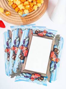 Disney 1 boîte à pop-corn pour voitures, 10/25 pièces boîte d'emballage jetable décorée, boîte alimentaire, boîte à dessert, boîte à collations, fournitures de fête, convient pour diverses fêtes et rassemblements