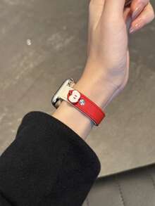 1条超薄替换表带，兼容 42mm、38mm、40mm、41mm、44mm、45mm、46mm、49mm，时尚智能手表表带，适用于Series Ultra2、Ultra SE2、SE 11、10、9、8、7、6、5、4、3、2、1，女士款，可作为学生返校礼物 - 彩色 - 查看 4