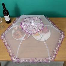 1/2/3件装食物罩，可折叠餐桌食物罩，防尘防蝇家用蔬菜罩伞，多边形防蚊厨房罩