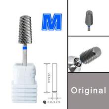 Foret de fraisage en carbure de tungstène en acier de original RolinStar 6,6 grande forme trapézoïdale supérieure arrondie pour manucure