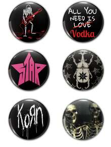 Funny Pattern Badge Brooch, Women's Badge, Pin Brooch, Bag Pendant, Fashion Accessory, Funny Gift For Friends, Family, Teachers, And Classmates - Multicolor - View 1