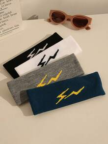 1pc Embroidered Sports Headband, Sweat Absorbent Headwrap For Men & Women, Suitable For Hiphop, Street Dance, Casual Streetwear, Polyester, All Seasons Hair Band Turban Headband Sweatband, Hairband Fall Winter Hair Accessories For Women For Vacation Outfits Woman Elegant Scarf Women Bandanas Soft Headwrap Summer Outfits,Travel,Birthday - Multicolor - View 11