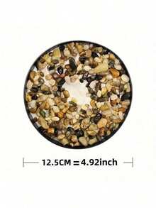 18/24 pulgadas Hojas de planta de dinero artificial realista - Hojas anchas y grandes, decoración de selva tropical, adecuado para todas las estaciones, planta falsa de interior/exterior en maceta, excelente para bodas, hoteles, jardines, fotografía, árbol artificial verde de estilo nórdico en maceta, decoración de planta verde artificial de exterior, con maceta negra