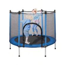 Trampoline Jumping Tumbling Children's Jumping Mat Color Black - Blue - View 5