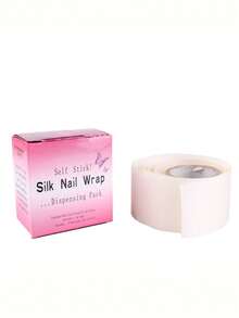 1卷白色指甲修复玻璃纤维胶带套装，加固和延长受损指甲，保护指甲，家用美甲工具 - 白色 - 查看 6