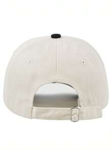 Outdoor Sports Casual Street Color Block Baseball Cap, Spring/Summer Letter Embroidery Curved Brim Hat, Unisex Couple Student Simple Comfortable Golf Outdoor Sun Protection Cap